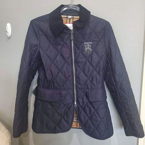 Burberry Monogram Motif Quilted Riding Jacket - Picture 5 of 6